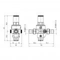 Регулятор тиску Caleffi 5360 1/2 "(536040) - Фото 1